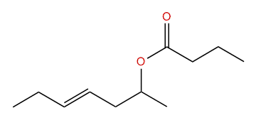 (E)-4-Hepten-2-yl butyrate